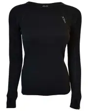 XTM Merino Womens Crew Neck Base Thermal Top - Black - 14