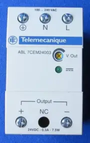 NEW SCHNEIDER TELEMECHANIQUE ABL 7CEM24003 24VDC 0.3A POWER SUPPLY ABL-7