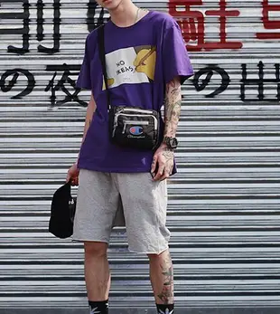 FINDSENSE H1夏季 新款日本 街頭 個性印花 時尚 情侶 寬鬆 潮牌 短袖 T恤 潮男女 上衣