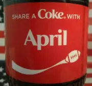 Share A Coke With April 2019 Personalized Coca Cola Bottle
