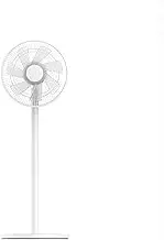 ESUHUBING Smart DC Frequency Conversion Electric Floor Standing Fan E Household Table Fan (Color : White Floor Fan E, Plug Type : AU)