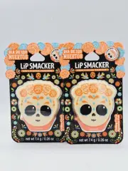 Lip Smacker Dia De Los Muertos Sugar Skull Chilling Citrus Flip Balm New