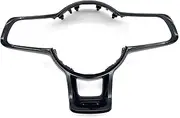 Carbon Fiber Steering Wheel Compatible With VW Compatible with Golf MK7 7.5 GTI GTD GTE R 2013-2020 Polo GTI DSG with Key Frame(Only Black Frame)