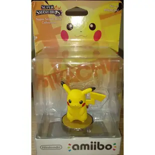 Wii U Amiibo【Super Smash Bros: Pikachu 任天堂明星大亂鬥:皮卡丘】