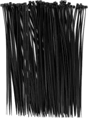 Colorful Cable Zip Ties, 100 Packs Self Locking Wire Ties, (Black, 8 Inch)