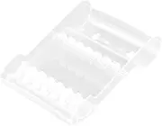 Perfeclan Hair Salon Shear Holder,Professional Organizer Case,Scissors Storage Box,Hair Cutting Shear Display Stand for Hairdressers, Clear
