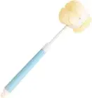 Two-Sided Shower Brush with Bristles and Loofah,Back Scrubber anti Slip for Show