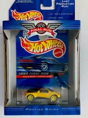 Hot Wheels 1999 Final Run Pontiac Salsa Limited Edition Rare Retired Car