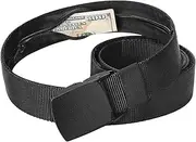 [Ksvaye] 120 cm Money Belt Men Women Belt with Secret Compartment, Nylon Travel Belt with Secret Compartment, Security Belt, Money Belt, Cash Protection, Theft Protection, Purse, for Travel, Business