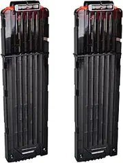 lififun 2 Pack 18-Dart Quick Reload Clip Magazine for Nerf N-Strike Elite Series