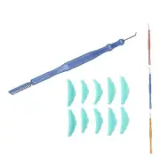 Double Ended Eyelash Perm Tool Stainless Steel Lash Separator Tint Tool With FAD