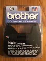Brother 1230 Black 2 Correctable 1030 Film Ribbons Sealed