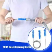 1 Set 2M Flexible Double head Ventilators CPAP Hose Tube Cleaning Brush Kit Blue