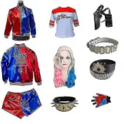 Harley Quinn Suicide Squad Cosplay Complete Set-r Child 70