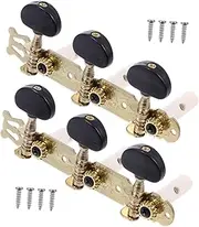 ULDIGI Practical Guitar Tuning 2pcs Metal Guitar Tuner Tuning Imitation Gold-plated for Folk Guitars