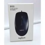 阿宇師羅技 LOGITECH B100 全尺寸滑鼠 有線 USB SP