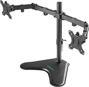 activiva Dual-Screen Articulating Monitor Arm with Free-Standing Desktop Base