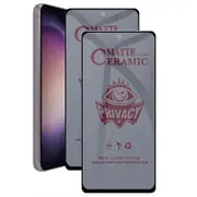 2-Pack Ceramic Matte Privacy Screen Protector Flexible TPU For Samsung Galaxy S22 Ultra