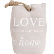 LVD Doorstop Polyester Love Home Stopper Holder Floor Room/Office Decor 20cm