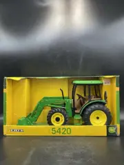 2000 ERTL 5420 1/16 SCALE JOHN DEERE FARM TOY TRACTOR WITH LOADER 541 NEW IN BOX