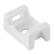 Pack of 10 CTM010C2 Dual Opening Cable Tie Holder White Screw, #6 :RoHS