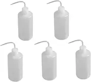 Totority 5Pcs Hairdressing Applicator Scale Bottles Leak Shampoo Measuring Bottles for Barbershops for Hair Dyeing Perming and Home Plant Care
