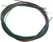 GOOHOCHY Sturdy Wear-resistant Acoustic Guitar Strings Beautiful Sound Perfect for Folk Electric Guitars