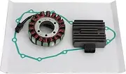 Stator Regulator Rectifier Gasket Compatible With Kawasaki EX400 Ninja 400R ER4N ER400 2011-2013 21003-0041 21066-0033 Motor