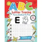LETTER TRACING WORKBOOK: PRACTICE PEN CONTROL WITH LETTERS - TRACEABLE LETTERS FOR PRE-K AND KINDERGARTEN FOR AGES 3-5