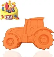 Guanici Children's Birthday Silicone Mould, 3D Cake Mould, Large Baking Mould, Tractor for Cakes, Bread, Ice Cream, Chocolate