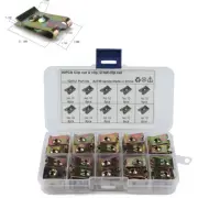 Assorted U Nut Fasteners Car Interior Trim Self Tapping Screw U Clips Kit 80pcs (for: MG)