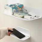 Waterproof Moisture-proof Phone Holder Wall Shelf Towel Rack Storage Rack