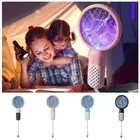 Mini Insect Racket UV Light Fly Bug Zapper Mosquito Killer Lamp Bedroom