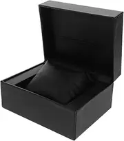 AKOOSY Single Slot PU Watch Storage Case Compact Travel Jewelry Organizer for Men Soft Lining for Scratch for Travel and Home Use