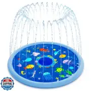 Splash Pads for Toddlers 1-3, Splash Pad for Kids 4-8 and Dogs Water Sprinkle