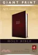 Holy Bible: New Living Translation Burgundy Giant Print