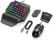 Gamepad Mobile for Controller Gaming Keyboard Mouse Converter Bluetooth for iOS Android Game Adapter, Mix SE Set
