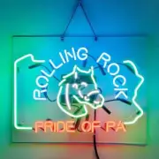 Rolling Rock Pride Of PA Neon Sign 20"x16" Light Lamp Acrylic Collection SY