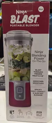 Ninja Blast 16oz Portable Blender USB-C Rechargeable RED BC100CR NEW Sealed