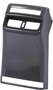 Rear AC Vent Cover Trim, Carbon Fiber ABS Replacement for Isuzu D Max 2021-2024 Self Adhesive Vent Cover Decal with Easy Installation