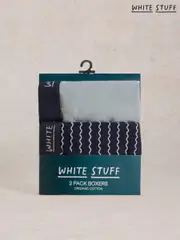 White Stuff Blue Boxers 2 Pack (AJ5316) | $46