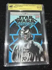 Original Art Venomized Darth Vader By Richard Jones III Graded As Art