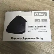 Lekvey Ergonomic Mouse, Vertical Wireless Mouse - Rechargeable 2.4GHz Optical