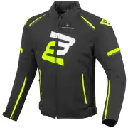 Sparrow Waterproof Black Yellow Textile Motorcycle Jacket