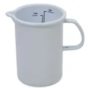 NEW Falcon Enamel Measuring Jug White 1L