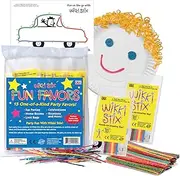 Wikki Stix Original Wax and Yarn Creative Fun Sticks in Set of 15 Party Fun Favors 12 Wikki Stix in Each, Plus Activity Sheet.