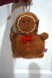 NWT MULTIPET DOG TOY HOLIDAY LARGE BELLY TOY GINGERBREAD 9.5"