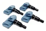 4 2014-2021 TPMS Tire Pressure Sensors Maserati Ghibli Gloss Black Valve Stems