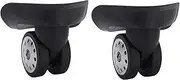 LeeQinersw 2Pcs Replacement Luggage Wheels Replace Parts Swivel Easy Installation Universal Mute Trunk Wheels Travel Case Casters