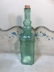 New Ashland Green Corked Glass Bottle Vintage Bottles Summer